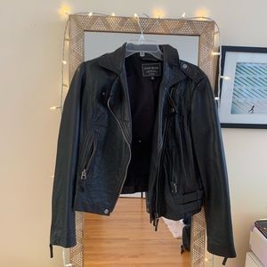 lucky brand leather jacket :)